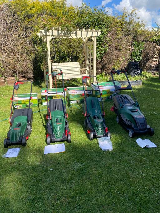  — Bosch lawnmowers-4 models-sold separately