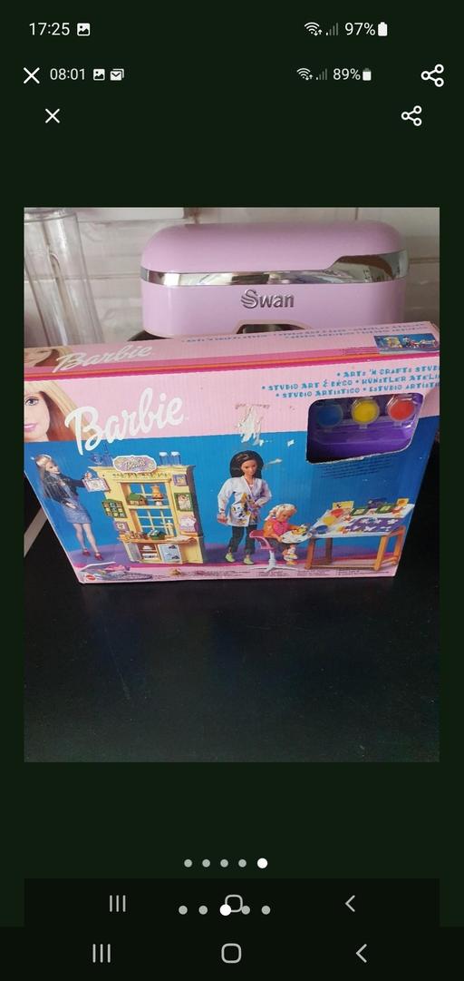  — vintage barbie art & craft studio playset
