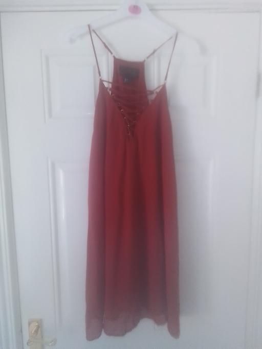  — H/M RUST DRESS FULLY LINED