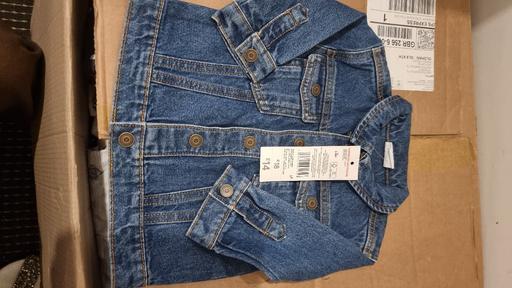  — denim jacket 3-6 month