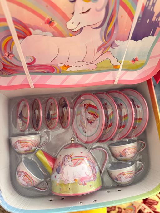  — Unicorn teapot set for kids