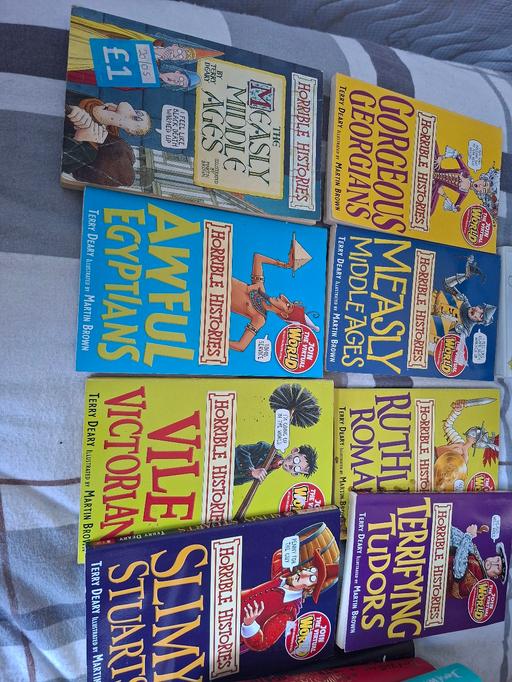  — 8 horrible history books