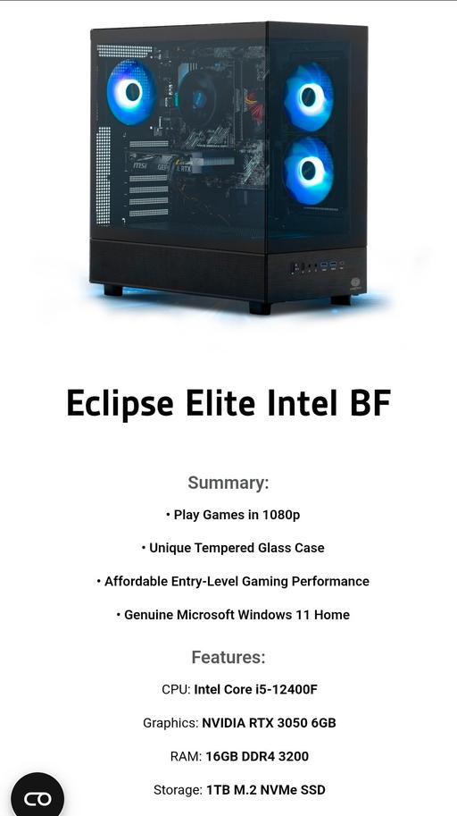  — gaming pc