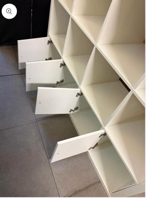  — Ikea Kallax 4x4 with drawer and cupboard