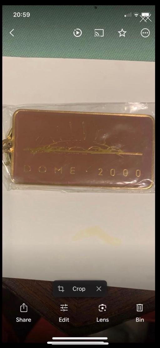  — Millennium Dome keyring ❤️