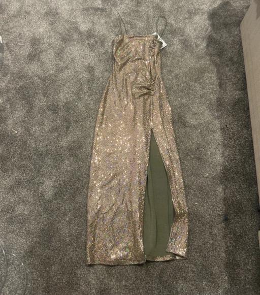 — Glittery evening dress