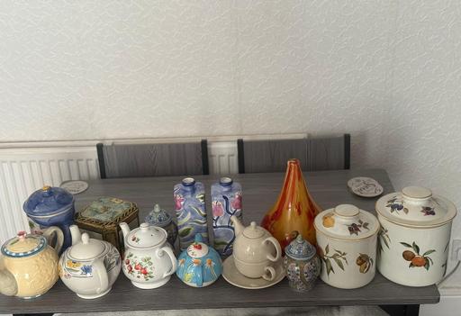  — mixture of teapots and vases