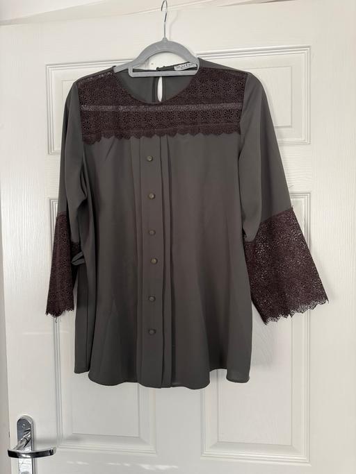  — Khaki top