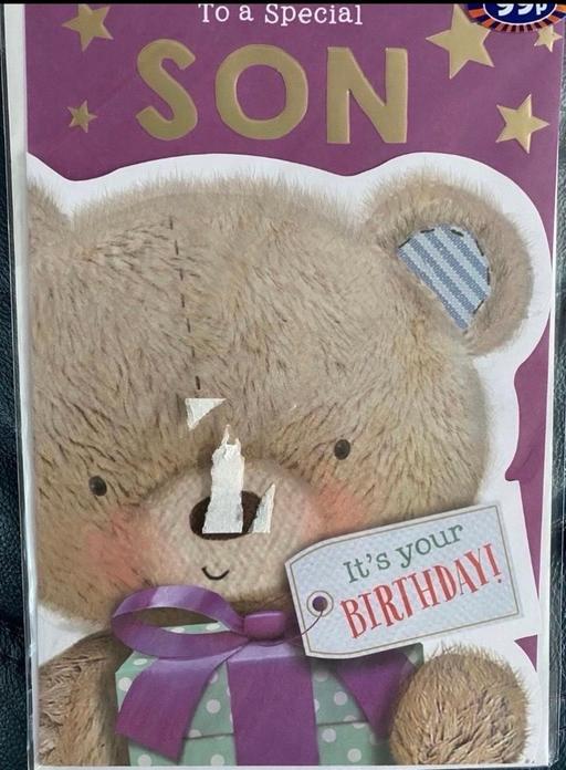  — Son birthday card