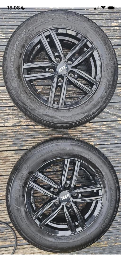 4 x 15” ATS Black Alloys & Tyres 195/65 R15