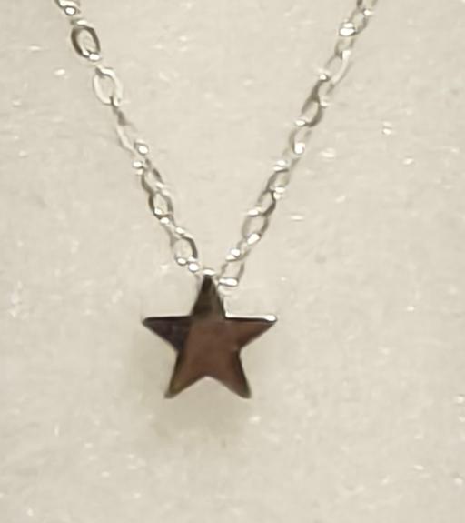  — Sterling Silver necklace with a star pendant.
