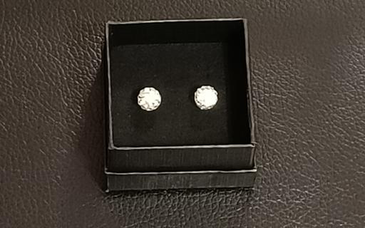  — Sterling Silver earrings. Sparkly. Brand New