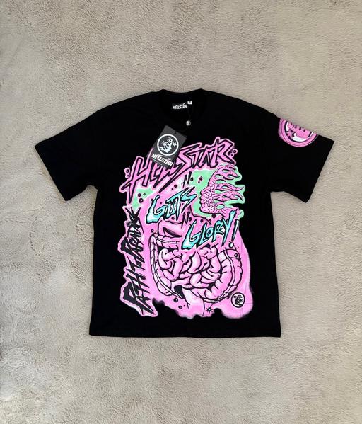  — Hellstar black print t shirt S