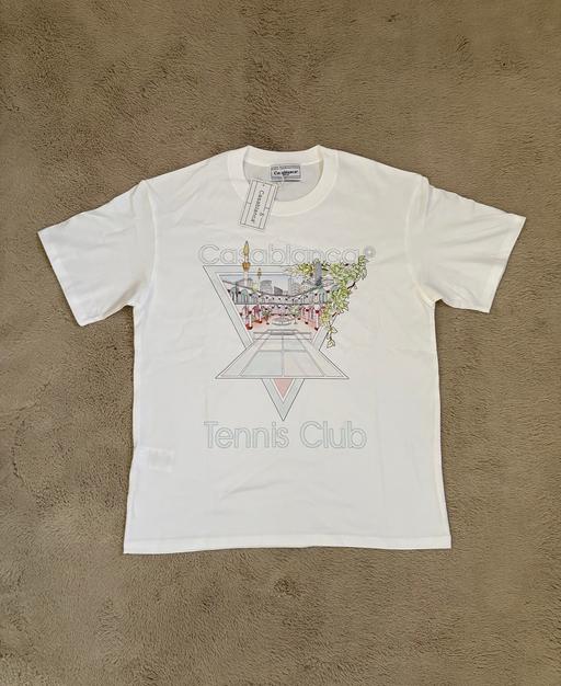 — Casablanca white print t shirt S