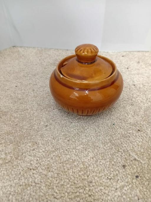  — Vintage Prinknash Pottery England Small Musta