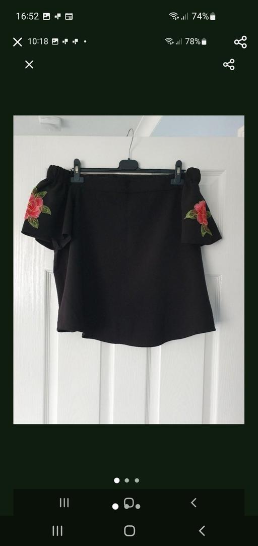  — ladies bardot top NEW