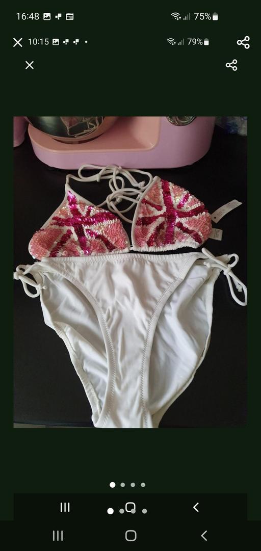  — ladies sequin bikini Topshop NEW