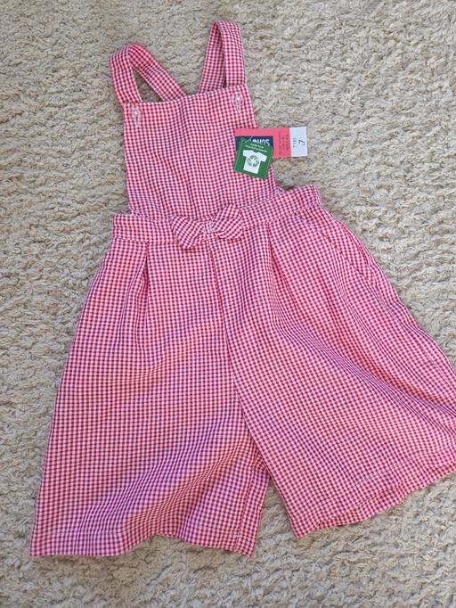  — 🌟NEW🌟 Age 7 MATALAN school uniform playsuit