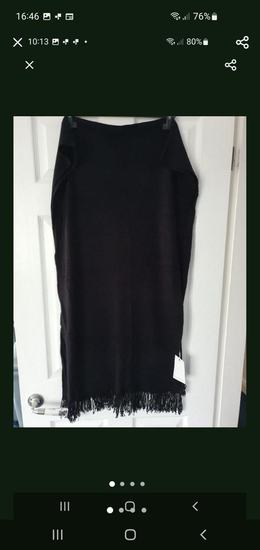  — ladies black multiway wrap/scarf/shawl NEW