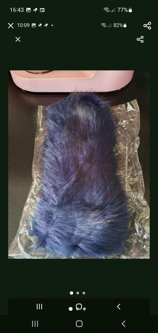 — ladies fur hat band NEW