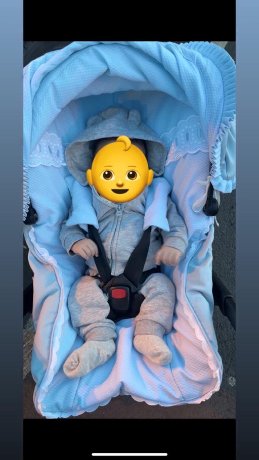  — Doona X Spanish Baby Blue Buggy Cover