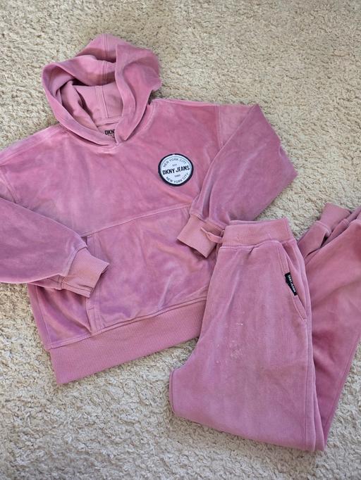  — Age 7 DKNY pink tracksuit