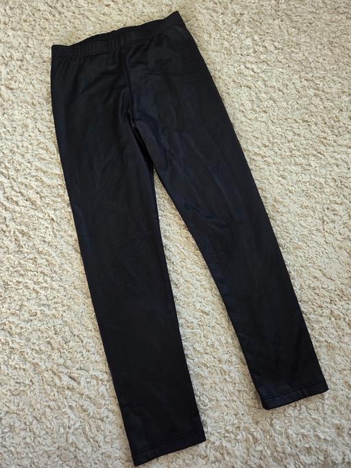  — Age 7 MAYORAL black shimmery leggings