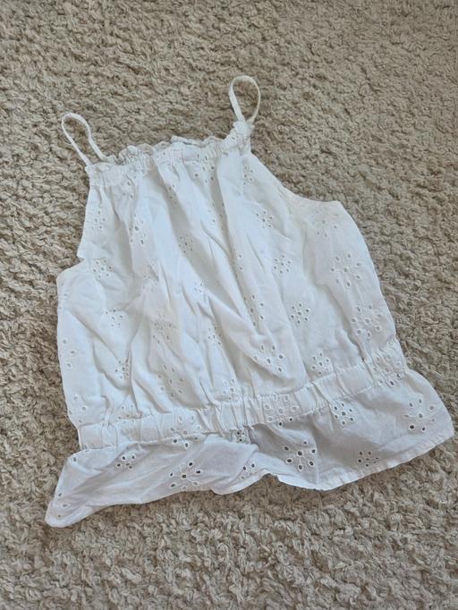  — Age 12-13 H&M white vest top