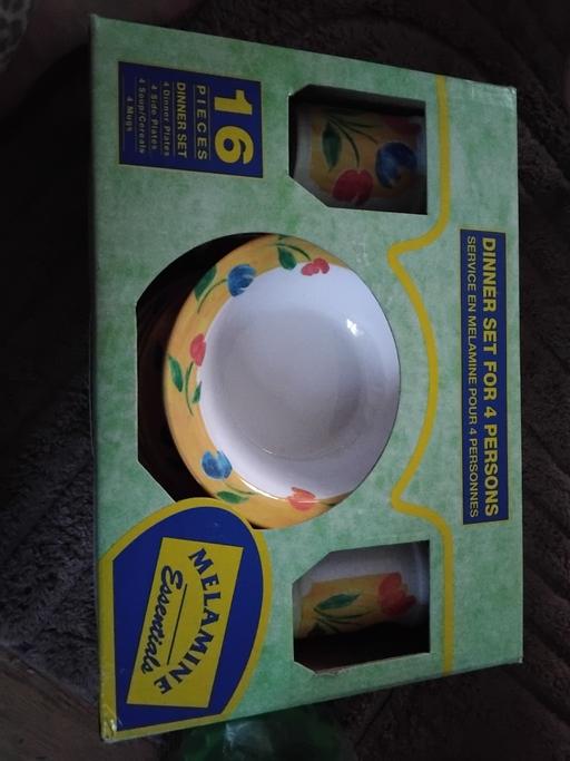  — 16 piece  melamine dinner set