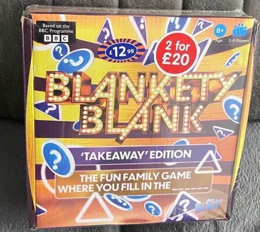  — Blankety blank game