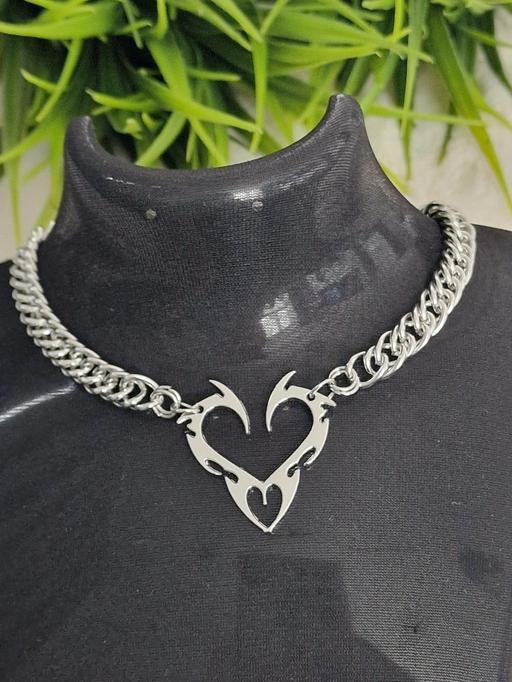  — 🌻Flamed Heart Necklace