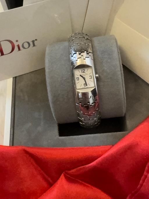  — Dior Vintage Bangle Watch - Box & Paperwork