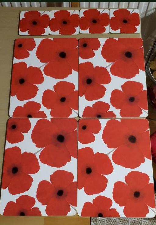  — 4pc mats & coaster set