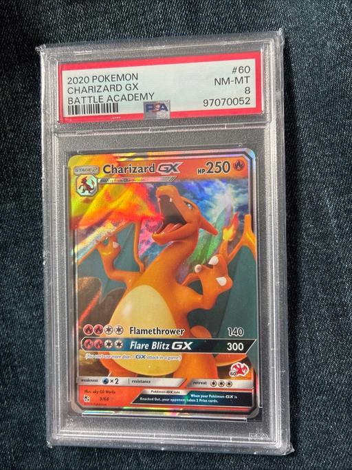  — Pokémon Charizard PSA card