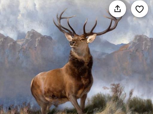  — Portrait of;Monarch of the  Glen