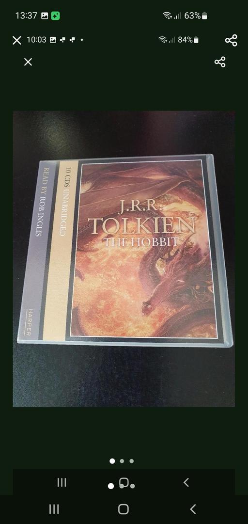  — lord of the rings the hobbit audio cd set