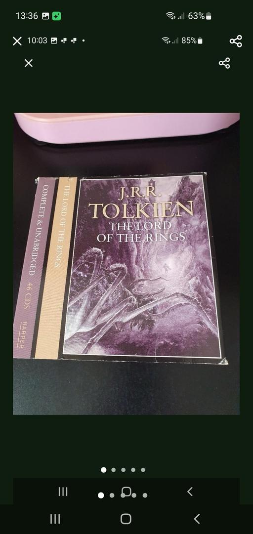  — lord of the rings audiobook cd collection