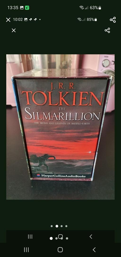  — Tolkien The Silmarillions audiobook tapes set