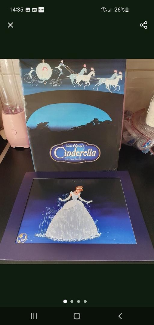  — Disney lithograph picture cinderella