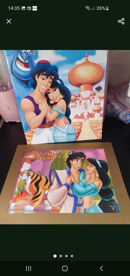  — Disney lithograph picture Aladdin