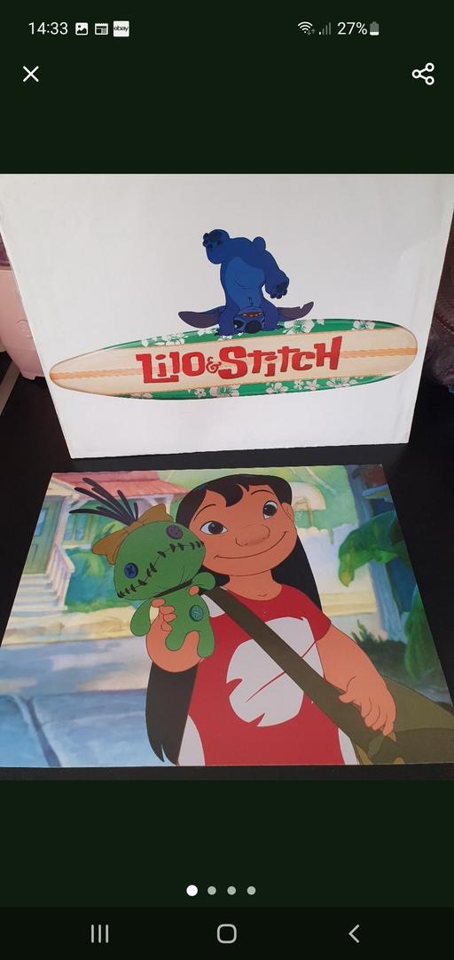  — Disney lithograph picture lilo & stitch