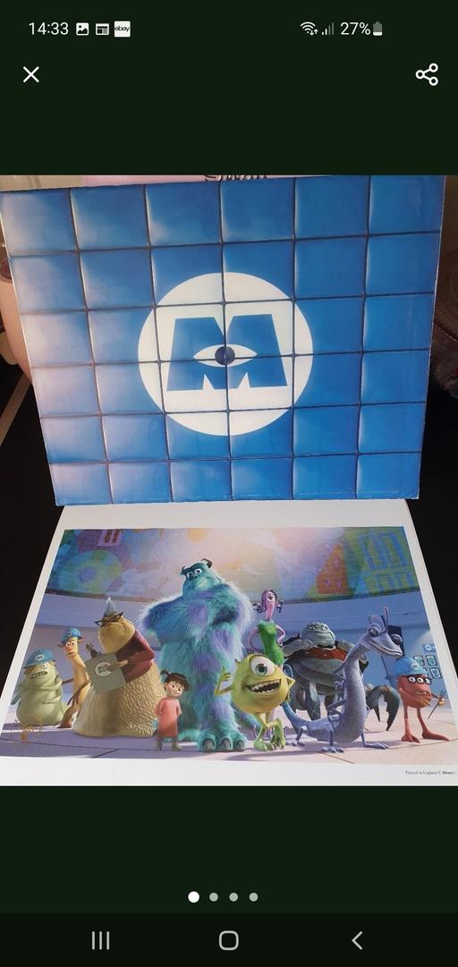  — Disney lithograph picture monsters inc