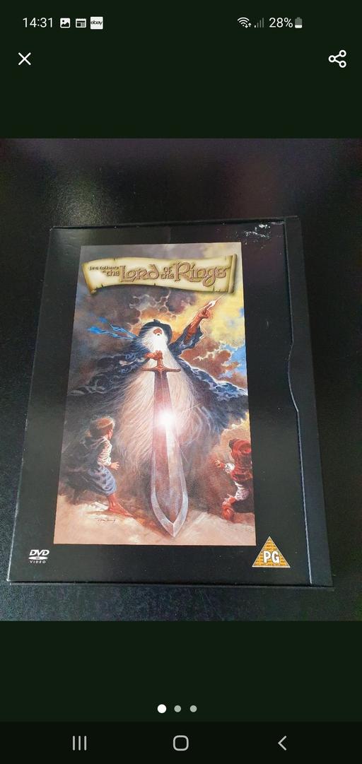  — lord of the rings animated dvd