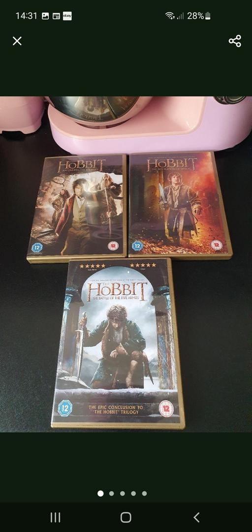  — the hobbit dvd set x 3 films