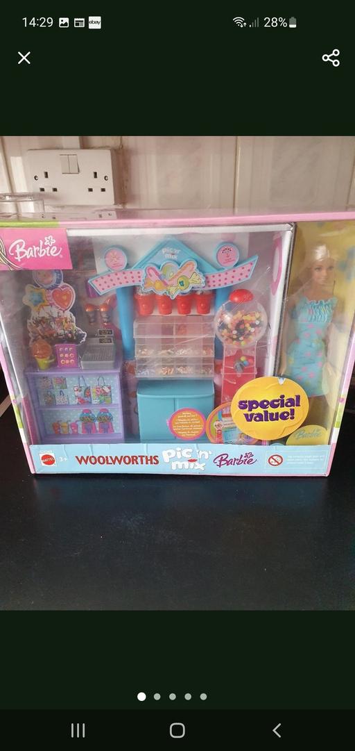  — vintage barbie playset woolworths store NEW