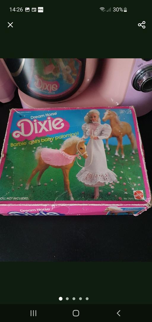  — vintage barbie dream horse dixie