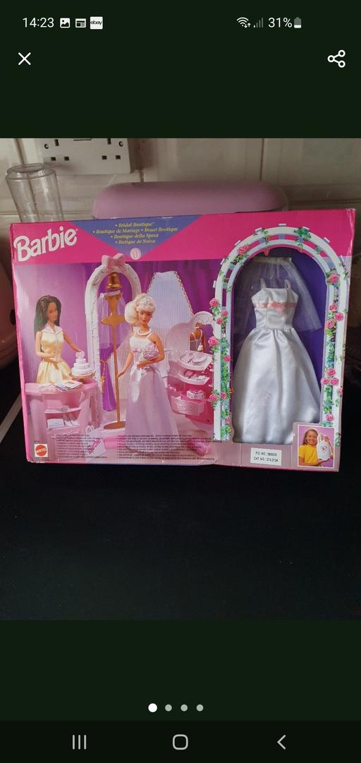  — vintage barbie bridal boutique playset NEW