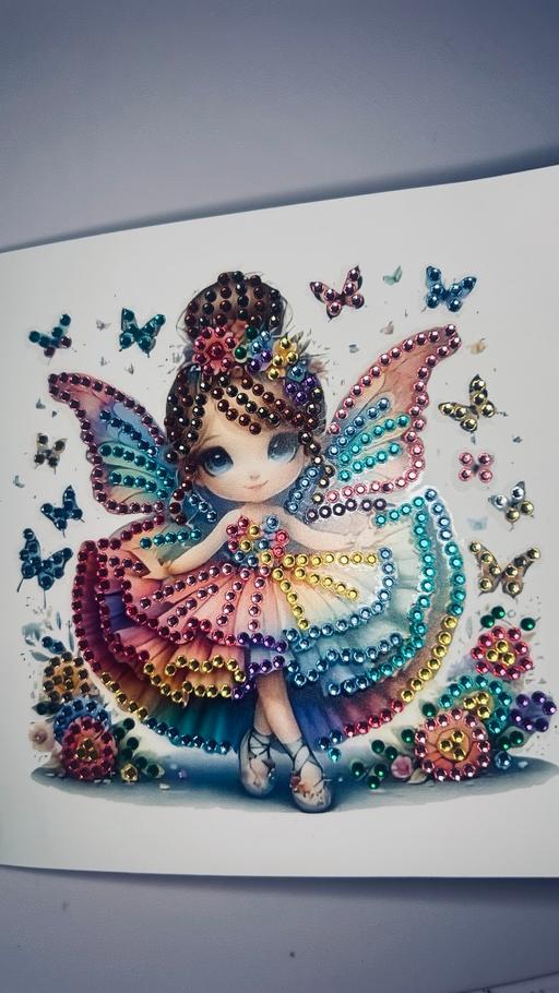  — Diamond art fairy card