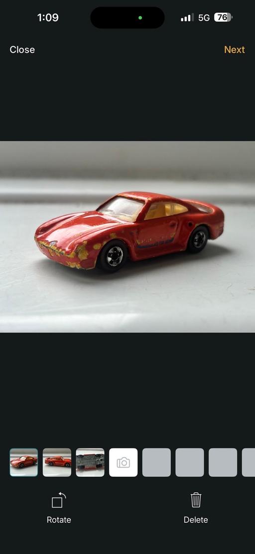  — vintage Hot Wheels Porsche 959 colour changer