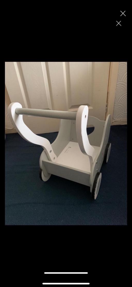  — Wooden Doll's Pram for Kids Toy